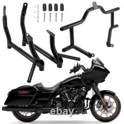 Pour Harley Road King Street Glide 1.25 Garde-moteur + Barres de protection de sacoche 09-25