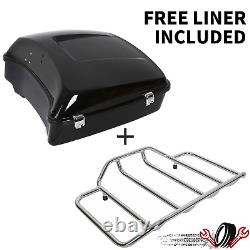 Pour Harley Road King Street Glide 14-24 Chopped Tour Pack Pak Trunk Luggage Rack
   <br/>   
<br/> 	En français, cela se traduirait par : Pour Harley Road King Street Glide 14-24 Chopped Tour Pack Pak Coffre Porte-Bagages.