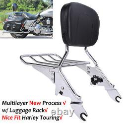 Pour Harley Road King Street Glide Passager Sissy Bar Porte-bagages