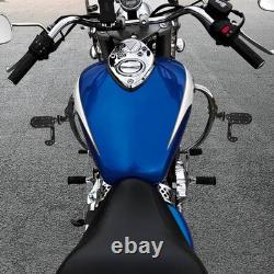 Pour Harley Road King Street Glide Repose-pieds de route de 1-1/4 avec repose-talon rabattable