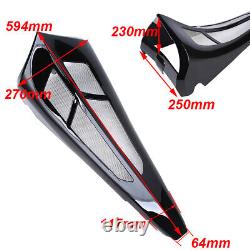 Pour Harley Touring Road King Electra Street Glide Fl Chin Spoiler Scoop 09-2013