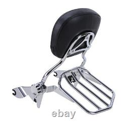 Pour Harley Touring Road King Street Glide 09-up Dossier Sissy Bar Sac À Bagages