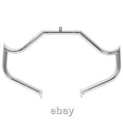 Pour Harley Touring Street Glide Road King 1997-UP Barres de protection chromées pour moteur
