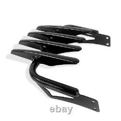 Pour le Sissy Bar, dossier de dos et porte-bagages pour Harley Road King Street Electra Glide 97-08