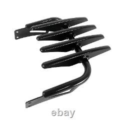 Pour le Sissy Bar, dossier de dos et porte-bagages pour Harley Road King Street Electra Glide 97-08