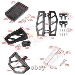 Pour planchers de repose-pieds Harley Riot pour Touring Road King Street Glide 1993-2025