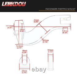 Pour planchers de repose-pieds Harley Riot pour Touring Road King Street Glide 1993-2025