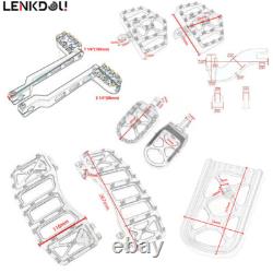 Pour repose-pieds Harley MX Planche de plancher Touring Street Electra Glide Road King 93-24