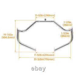 Protection de moteur Crash Bar pour Harley Touring Street Glide Road King 1997 et plus récent