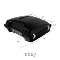 Razor Trunk + Pad Compatible Avec Harley Road King Street Glide 1997-2013