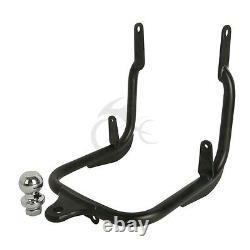 Récepteur de remorque noir adapté pour Harley Street Glide Road King 2009-2013