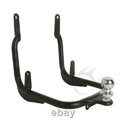 Récepteur de remorque noir adapté pour Harley Street Glide Road King 2009-2013