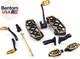 Repose-pieds Mx Pour Road King Street Glide, Planchers Pour Harley Touring Cvo, Frein S