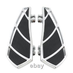 Repose-pieds à pédale CNC Phantom pour plancher, pour Harley Touring Road King Street Glide