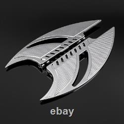 Repose-pieds avant et arrière en chrome pour Harley Touring Road King Street Glide