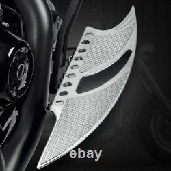 Repose-pieds avant et arrière en chrome pour Harley Touring Road King Street Glide