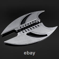 Repose-pieds avant et arrière en chrome pour Harley Touring Road King Street Glide