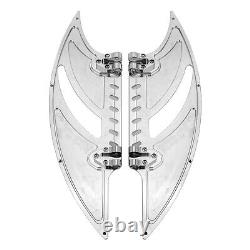 Repose-pieds avant et arrière en chrome pour Harley Touring Road King Street Glide