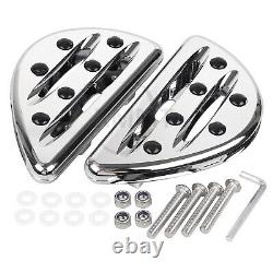 Repose-pieds de plancher avant et arrière en chrome pour Harley Touring Road King Street Glide