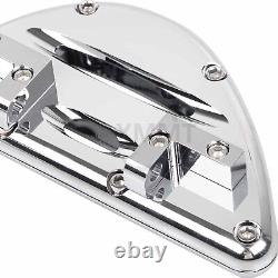 Repose-pieds de plancher avant et arrière en chrome pour Harley Touring Road King Street Glide