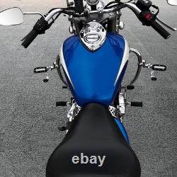 Repose-pieds de route avec repose-talons escamotable pour Harley Road King Street Glide barres de 1-1/4 pouces