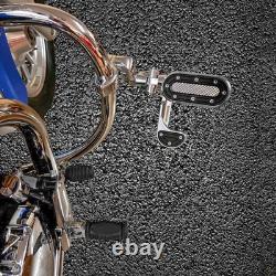 Repose-pieds de route avec repose-talons escamotable pour Harley Road King Street Glide barres de 1-1/4 pouces