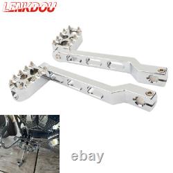 Repose-pieds en chrome, planchers de repose-pieds, levier de changement pour Harley Road Glide King Street Glide