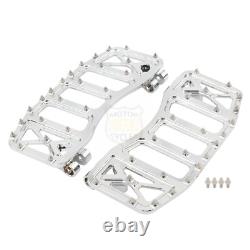 Repose-pieds en chrome, planchers de repose-pieds, levier de changement pour Harley Road Glide King Street Glide