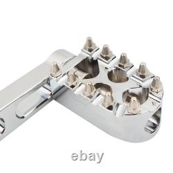 Repose-pieds en chrome, planchers de repose-pieds, levier de changement pour Harley Road Glide King Street Glide