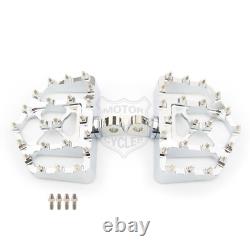 Repose-pieds en chrome, planchers de repose-pieds, levier de changement pour Harley Road Glide King Street Glide