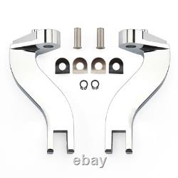 Repose-pieds en chrome, planchers de repose-pieds, levier de changement pour Harley Road Glide King Street Glide