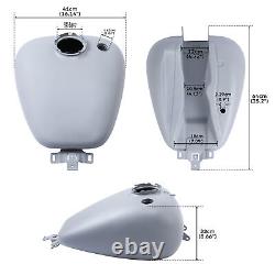 Réservoir de gaz de carburant de 6 gal. compatible avec Harley Touring CVO Road King Street Electra Glide