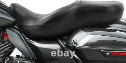 Rider et passager de hamac noir s'adaptent à Harley Touring Road King Street Glide.