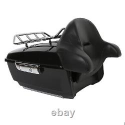 Roi Tour Pack Pak Porte-bagages de coffre pour Harley Touring Road Street Glide 14-24