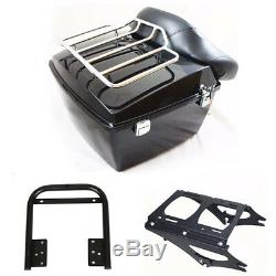 Roi Tour Pak Trunk Pour 09-13 Harley Davidson Road Street Glide Pack & Support