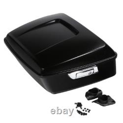 Roi Trunk Adapté Pour Harley Touring Road King Street Glide 14-24 Denim Noir