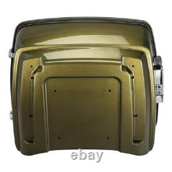 Roi Trunk Adapté Pour Harley Touring Road King Street Glide 2014-2025 Olive Or