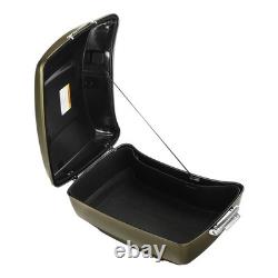 Roi Trunk Adapté Pour Harley Touring Road King Street Glide 2014-2025 Olive Or
