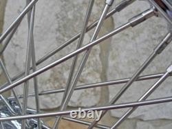 Roue avant 21x3.5 à 80 rayons pour Harley Ultra, Road King, Street Glide Touring 08 et plus<br/>	
