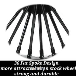 Roue avant à rayons larges 18x3.5 pour Harley Road King Street Electra Glide FLHT