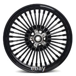 Roues à rayons épais 16x3.5 pour Harley Touring Road King Electra Glide Street