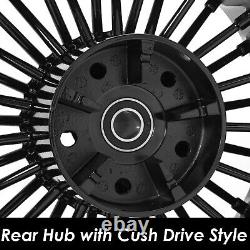 Roues à rayons fat 21X3.5 16X5.5 pour Harley Touring Street Glide Road King 09-24