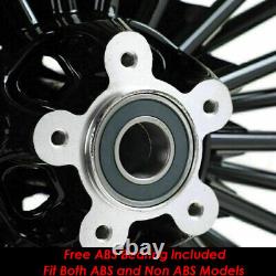 Roues à rayons fat 21X3.5 16X5.5 pour Harley Touring Street Glide Road King 09-24