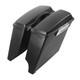 Sacoche Rigide &eacute;tir&eacute;e Noire Mate Pour Harley Touring Road King Street Glide