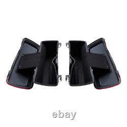 Sacs Durs Rouges Sac À Main Pour Harley Touring Road King Street Glide 1994-2013