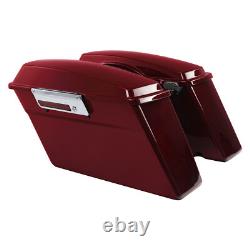 Sacs de selle durs adaptés pour Harley Touring Street Glide Road King 1994-2013 2000