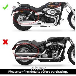 Sacs de selle rigides noirs mats adaptés pour Road King et Street Glide 1993-2013