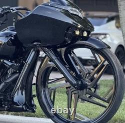 Scoop de carénage avant allongé pour Harley Touring Road King Street Electra 2009-2013