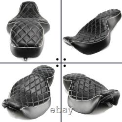 Selle 2-UP adaptée pour Harley 1997-2007 Road King FLHR & 2006-2007 Street Glide FLHX