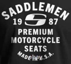 Selle Saddlemen Roadsofa avec dossier pour Harley Road King Street Glide 1997-2007